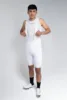 1 – LICRA DE CICLISMO PLUS CORTA BLANCA – HOMBRE