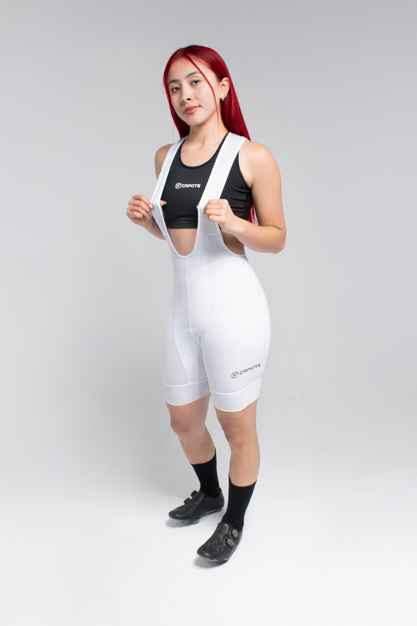 Licra Corta Plus Blanca Mujer