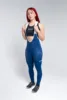 1. LICRA DE CICLISMO PLUS LARGA AZUL – CAPOTE – MUJER