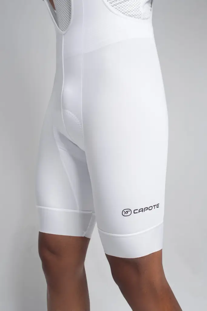 2 – LICRA DE CICLISMO PLUS CORTA BLANCA – HOMBRE