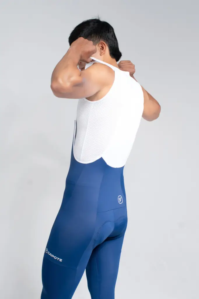 3. LICRA DE CICLISMO PLUS LARGA AZUL – CAPOTE – HOMBRE