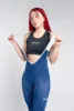 3. LICRA DE CICLISMO PLUS LARGA AZUL – CAPOTE – MUJER