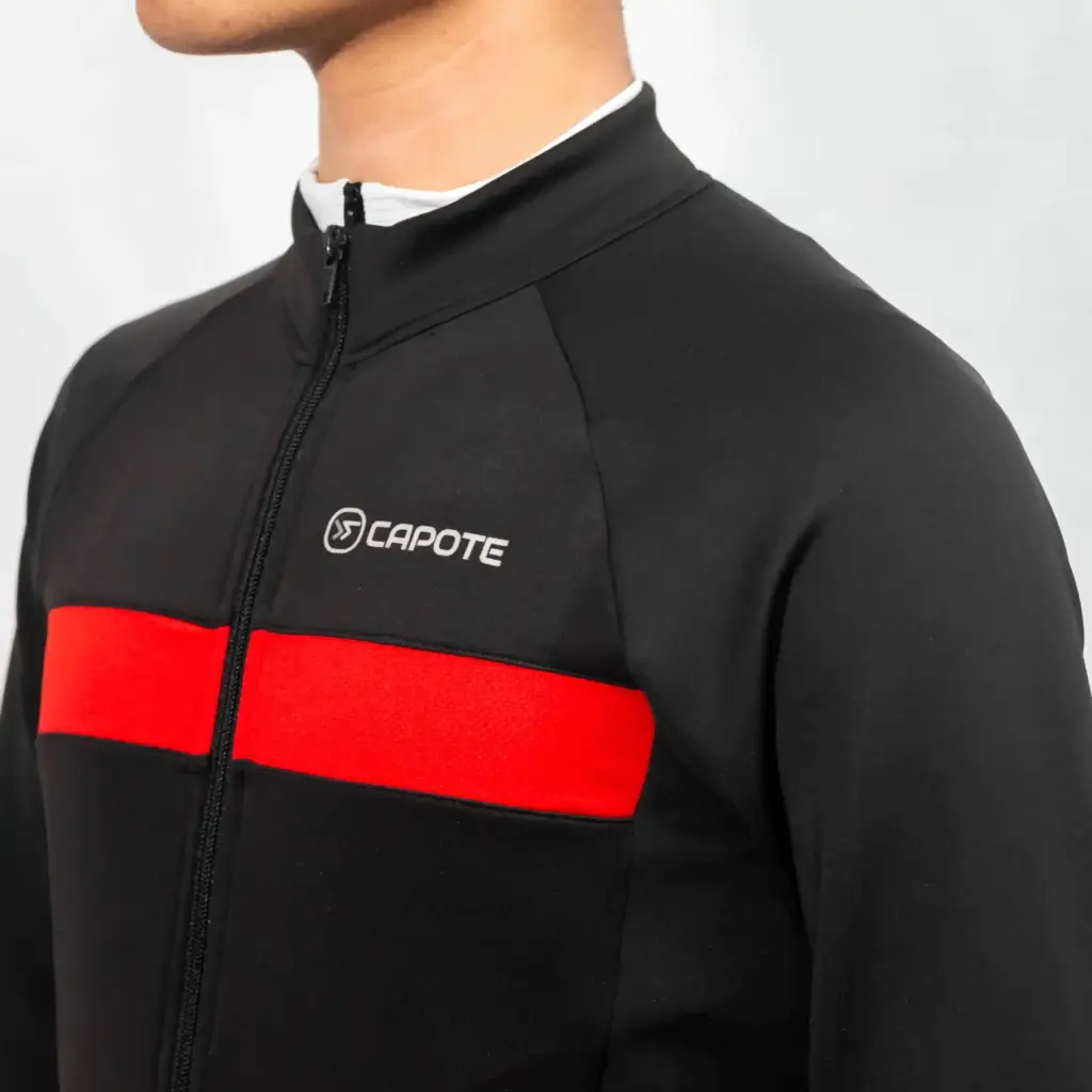 CHAQUETA-HOMBRE-TERMICA-K2-LINE-RED-DE-CICLISMO-FRENTE