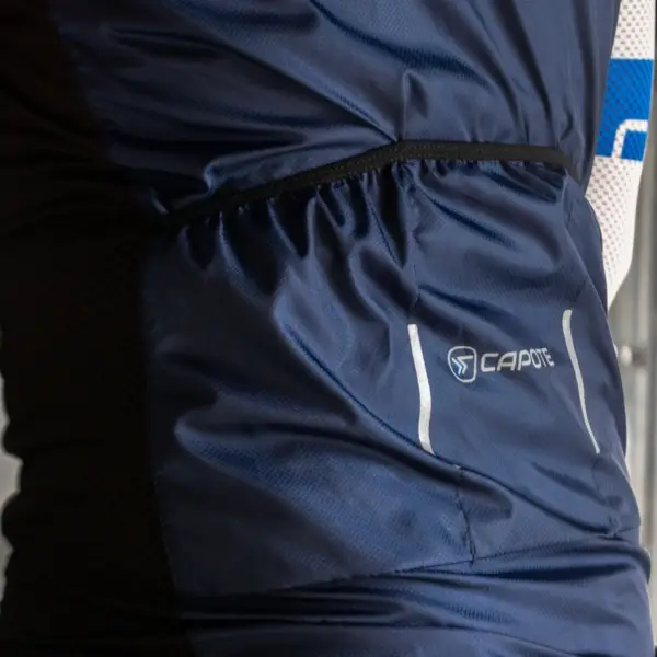 Chaleco Rompevientos Caballero Azul