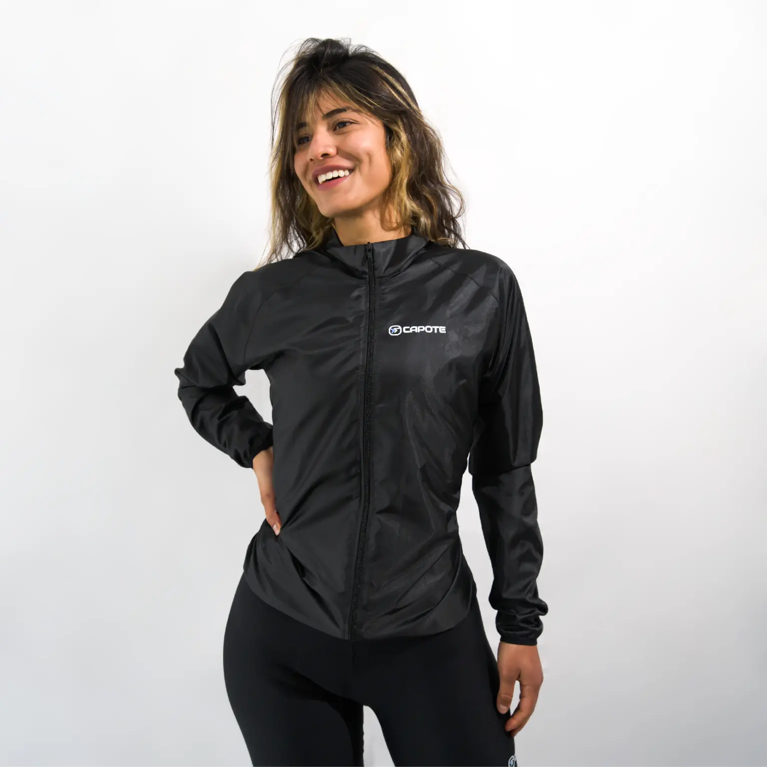 Chaqueta Rompevientos Negra