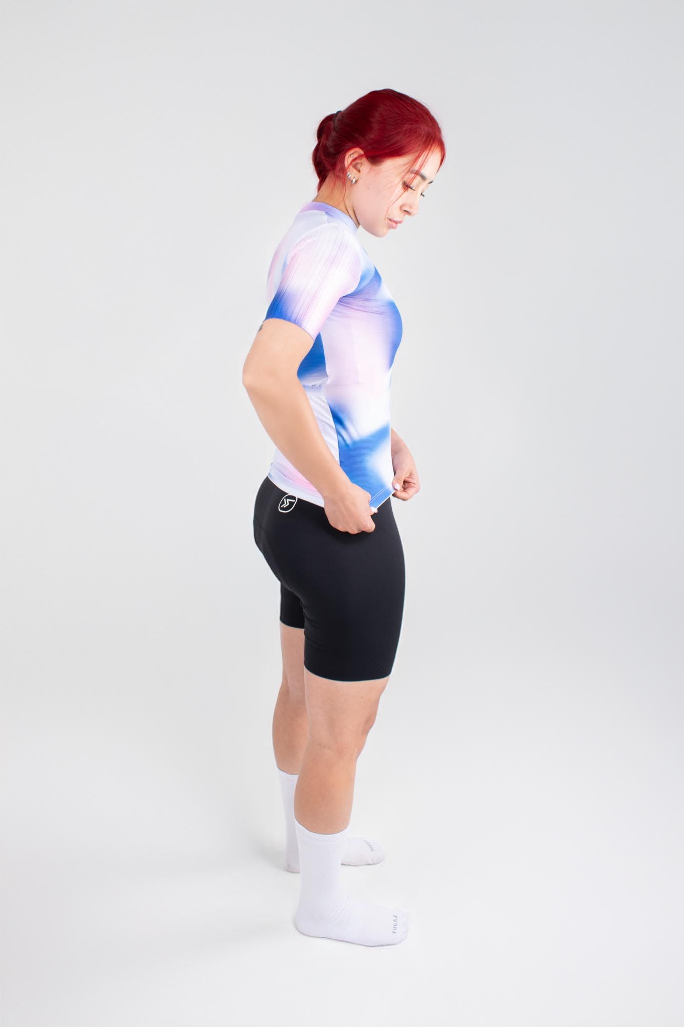 Jersey de Ciclismo Aurora Manga Corta Mujer