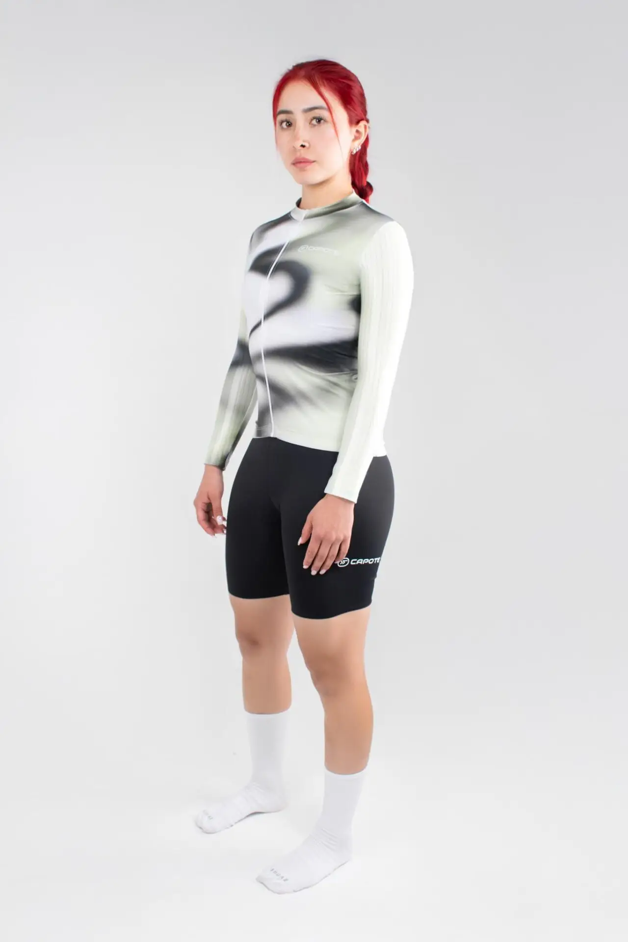 Jersey de Ciclismo Phantom Manga Larga Mujer