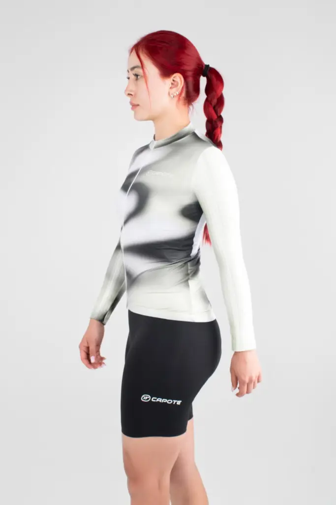 3. JERSEY DE CICLISMO NEBULA PHANTOM – CAPOTE – MANGA LARGA – MUJER – LATERAL