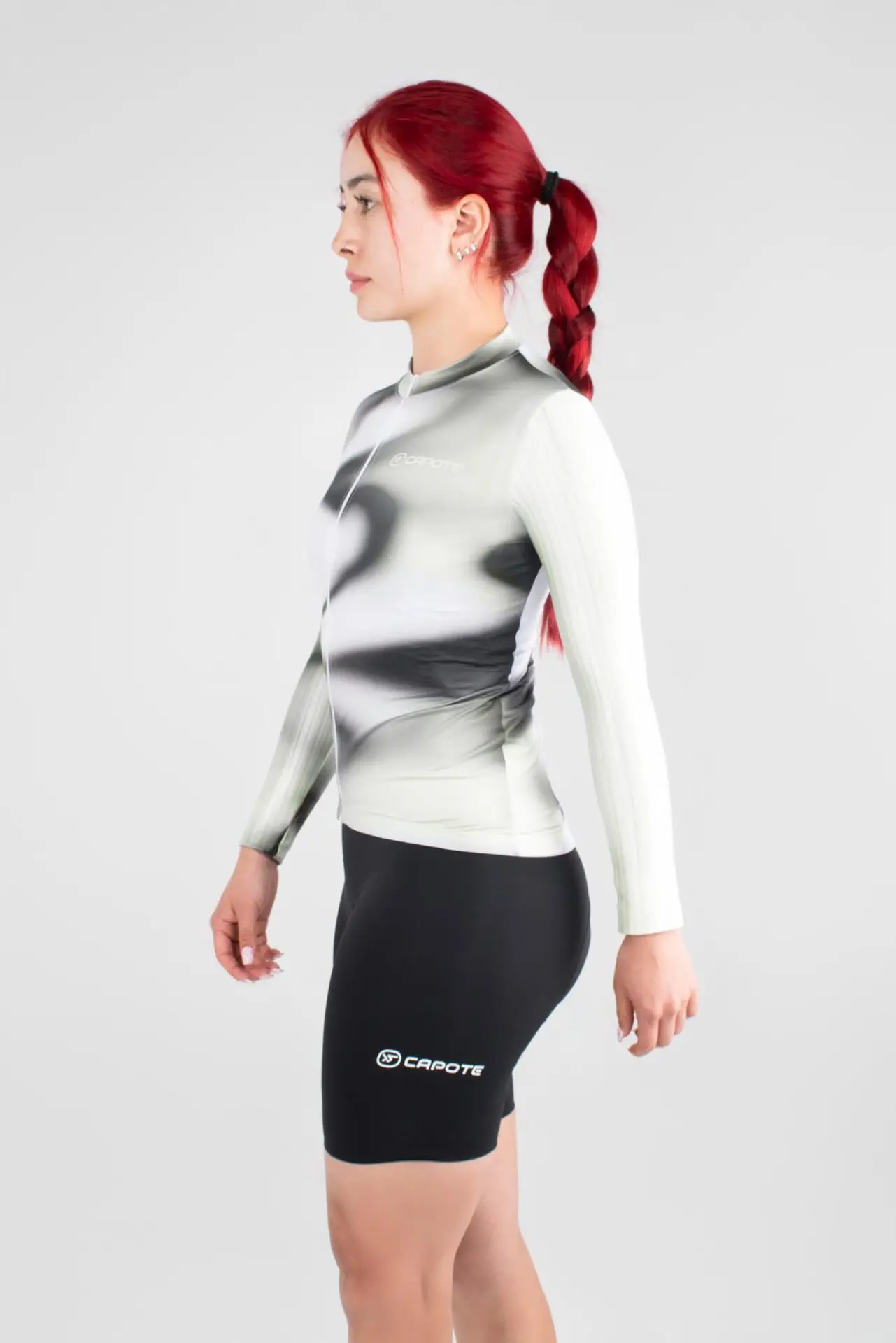 Jersey de Ciclismo Phantom Manga Larga Mujer