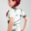 4. JERSEY DE CICLISMO NEBULA PHANTOM – CAPOTE – MANGA CORTA – MUJER – ESPALDA