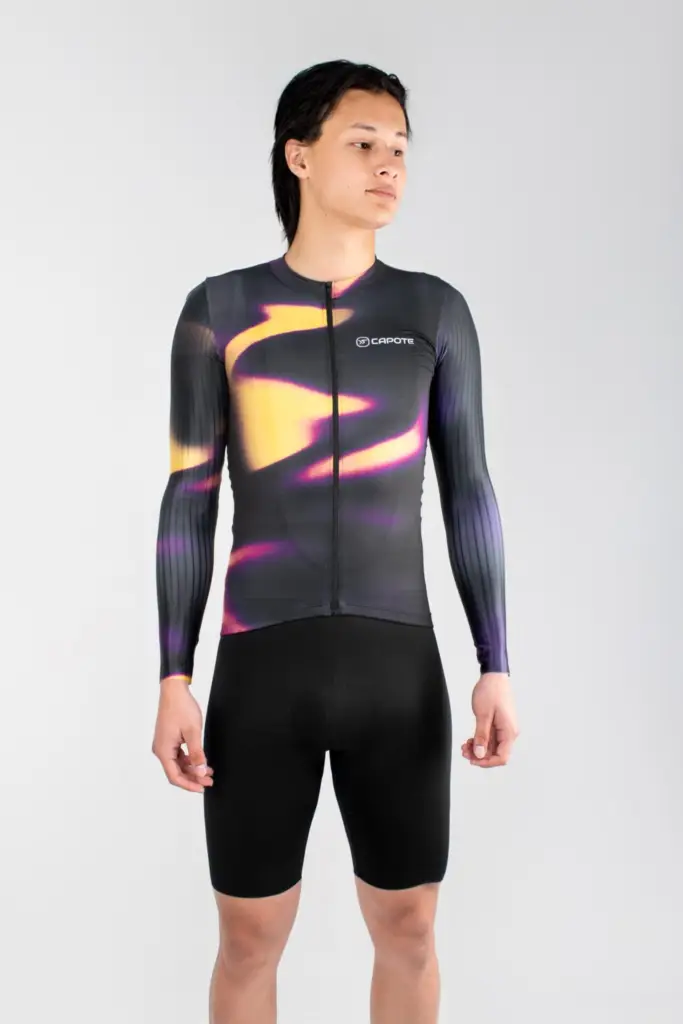 5. JERSEY DE CICLISMO NEBULA ECLIPSE – CAPOTE – MANGA LARGA – HOMBRE – FRENTE