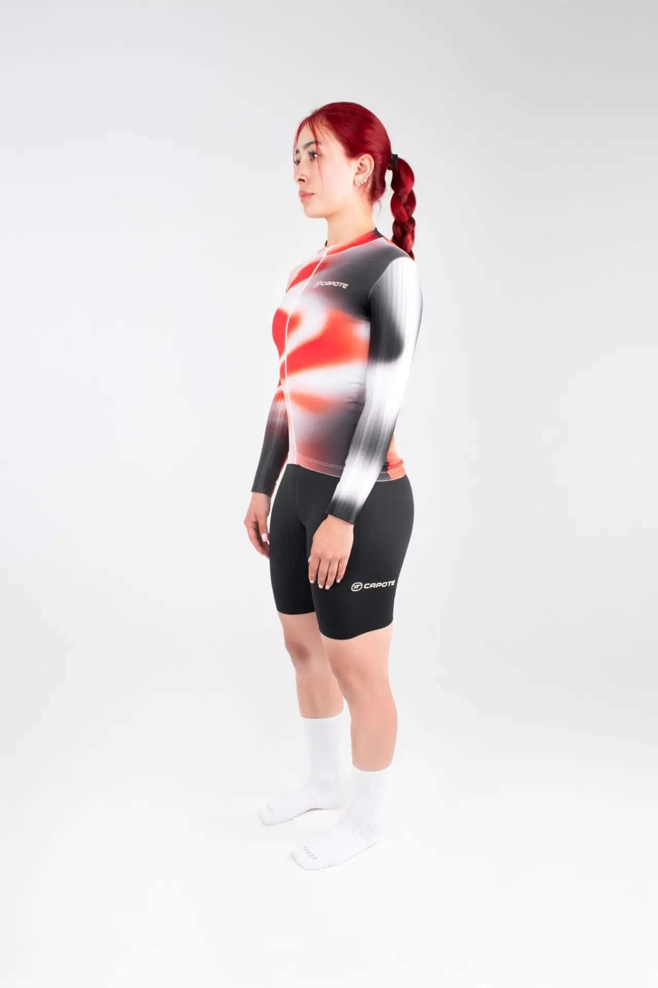 Jersey de Ciclismo Inferno Manga Larga Mujer