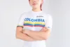 2. JERSEY DE CICLISMO COLOMBIA – CAPOTE – MANGA CORTA – MUJER – DETALLE