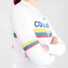 2. JERSEY DE CICLISMO COLOMBIA – CAPOTE – MANGA LARGA – MUJER – DETALLE
