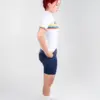 3. JERSEY DE CICLISMO COLOMBIA – CAPOTE – MANGA CORTA – MUJER – LATERAL