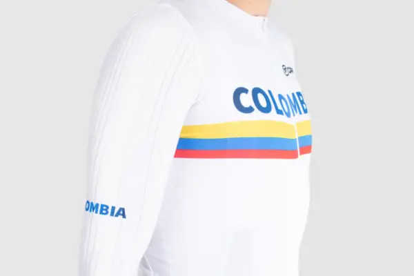 Jersey de Ciclismo Colombia Manga Larga Hombre