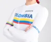 5. JERSEY DE CICLISMO COLOMBIA – CAPOTE – MANGA LARGA – MUJER – MANGAS