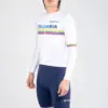 6. JERSEY DE CICLISMO COLOMBIA – CAPOTE – MANGA LARGA – HOMBRE – FRENTE