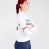 6. JERSEY DE CICLISMO COLOMBIA – CAPOTE – MANGA LARGA – MUJER – LATERAL