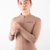 Jersey de Ciclismo Brown Manga Larga Mujer