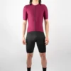 Jersey de Ciclismo Purple Manga Corta Hombre
