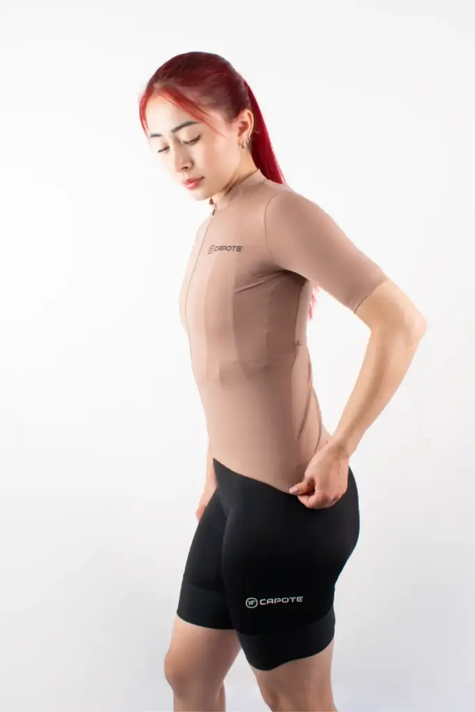 4 – JERSEY DE CICLISMO BROWN CAPOTE -MUJER