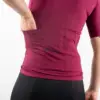 4 – JERSEY DE CICLISMO PURPLE CAPOTE -LARGO – MUJER