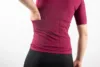 4 – JERSEY DE CICLISMO PURPLE CAPOTE -LARGO – MUJER