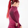 4 – JERSEY DE CICLISMO PURPLE CAPOTE -LARGO – MUJER
