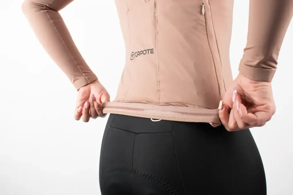 5 – JERSEY DE CICLISMO BROWN CAPOTE – LARGO -MUJER