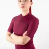 6 – JERSEY DE CICLISMO PURPLE CAPOTE -LARGO – MUJER