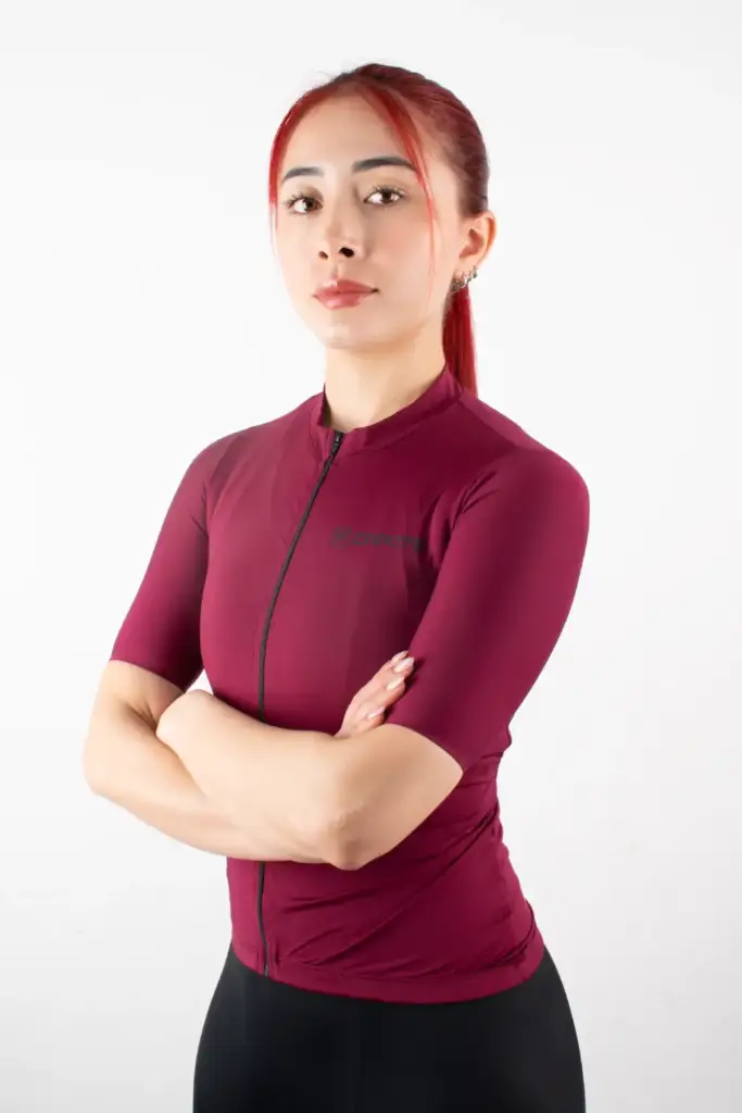 6 – JERSEY DE CICLISMO PURPLE CAPOTE -LARGO – MUJER