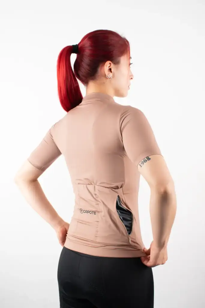 7 – JERSEY DE CICLISMO BROWN CAPOTE -MUJER