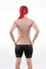 8 – JERSEY DE CICLISMO BROWN CAPOTE – LARGO -MUJER
