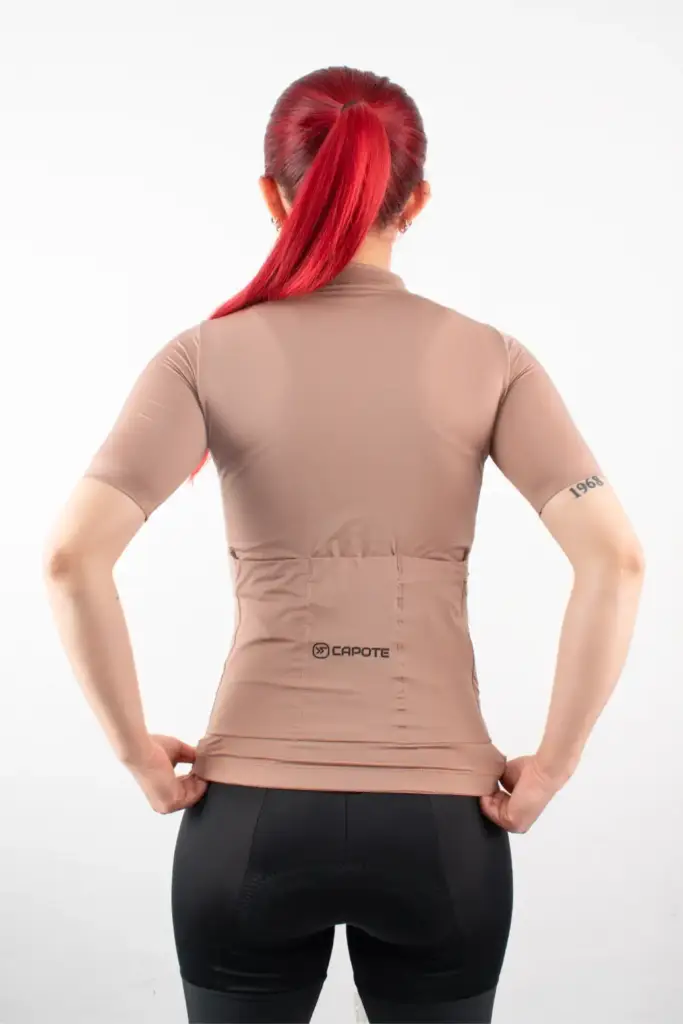 8 – JERSEY DE CICLISMO BROWN CAPOTE -MUJER