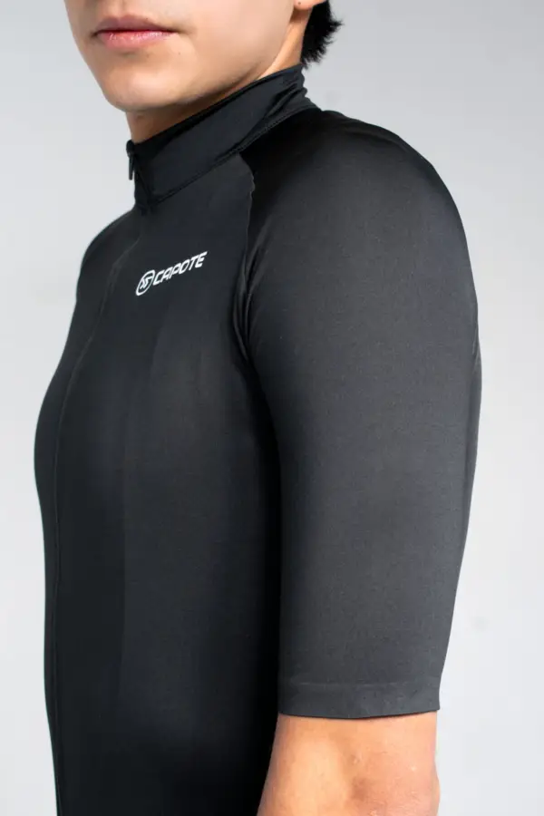Jersey Premium Negro Corto Hombre